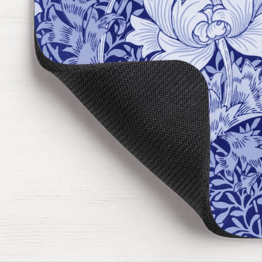 Chrysanthemum Blue, William Morris Mousepad (Ecke)