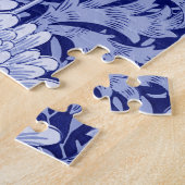 Chrysanthemum Blue, William Morris Puzzle (Seite)