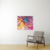 Chrysanthemum Blume Abstrakt Art Florenz Wandteppich (Beispiel (Horizontal))