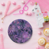 Chrysanthemum Blume Abstrakt Blumenstrauß Pappteller (Party)