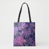 Chrysanthemum Blume Abstrakt Blumenstrauß Tasche (Vorderseite)