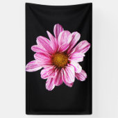 Chrysanthemum-Blume Banner (Vertikal)