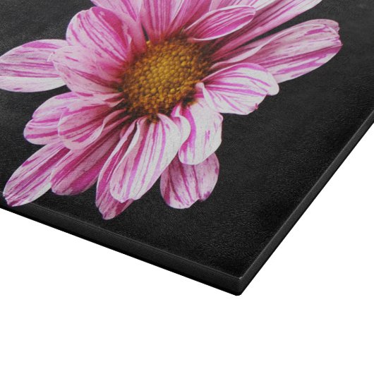 Chrysanthemum Blume cbcna Schneidebrett (Ecke)