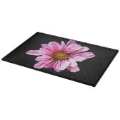 Chrysanthemum-Blume cbcnm Schneidebrett (Ecke)