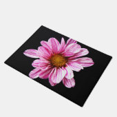 Chrysanthemum Blume dmm Fußmatte (Schrägansicht)