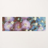 Chrysanthemum-Blume in Rosa Herbst Yogamatte (Rückseite (Horizontal))