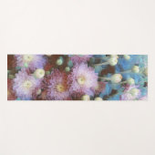 Chrysanthemum-Blume in Rosa Herbst Yogamatte (Vorderseite (Horizontal))
