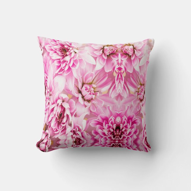 Chrysanthemum-Blume Kissen (Vorderseite)