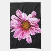 Chrysanthemum Blume ktcnm Geschirrtuch (Vertikal)