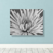 Chrysanthemum-Blume Leinwanddruck (Insitu (Holzboden))