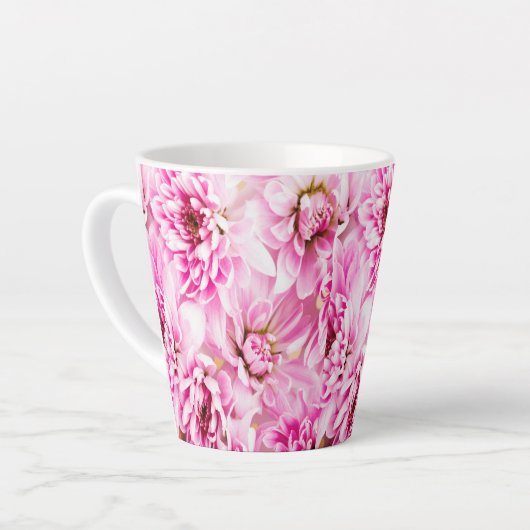 Chrysanthemum-Blume Milchtasse (Linke Ecke)