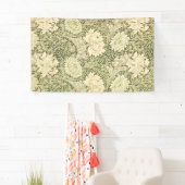 Chrysanthemum Blume Pattern (von William Morris) Banner (Insitu)