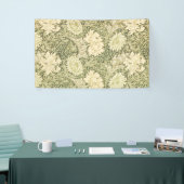 Chrysanthemum Blume Pattern (von William Morris) Banner (Messeveranstaltung)