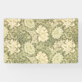 Chrysanthemum Blume Pattern (von William Morris) Banner (Horizontal)