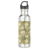 Chrysanthemum Blume Pattern (von William Morris) Edelstahlflasche (Vorderseite)