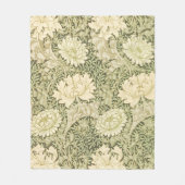 Chrysanthemum Blume Pattern (von William Morris) Fleecedecke (Vorderseite)