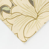 Chrysanthemum Blume Pattern (von William Morris) Fleecedecke (Ecke)