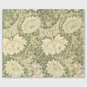 Chrysanthemum Blume Pattern (von William Morris) Geschenkpapier (Flach)