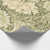 Chrysanthemum Blume Pattern (von William Morris) Geschenkpapier (Ecke)