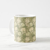 Chrysanthemum Blume Pattern (von William Morris) Kaffeetasse (Vorderseite Links)
