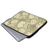Chrysanthemum Blume Pattern (von William Morris) Laptopschutzhülle (Vorne Knopf)