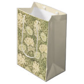 Chrysanthemum Blume Pattern (von William Morris) Mittlere Geschenktüte (Vorderseite Schrägansicht)