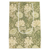 Chrysanthemum Blume Pattern (von William Morris) Mittlere Geschenktüte (Rückseite)