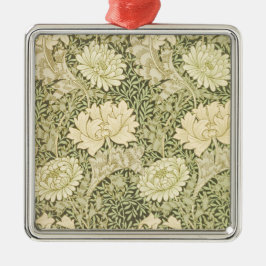 Chrysanthemum Blume Pattern (von William Morris) Ornament Aus Metall