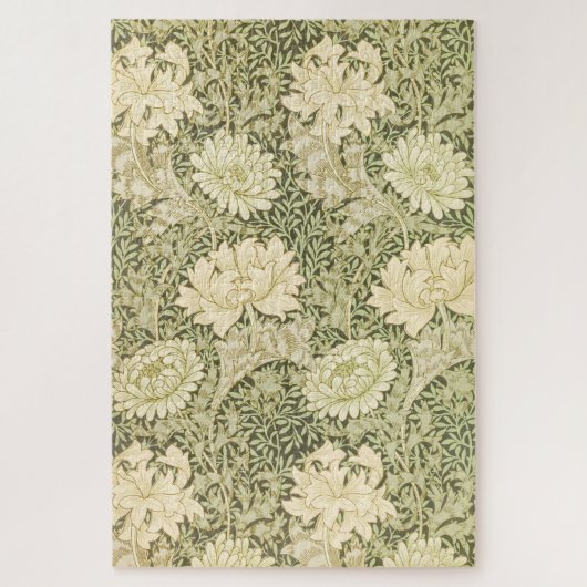 Chrysanthemum Blume Pattern (von William Morris) Puzzle (Vertikal)