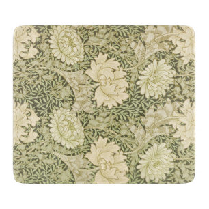 Chrysanthemum Blume Pattern (von William Morris) Schneidebrett