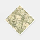 Chrysanthemum Blume Pattern (von William Morris) Serviette (Ecke)