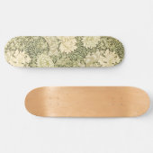 Chrysanthemum Blume Pattern (von William Morris) Skateboard (Horizontal)