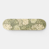 Chrysanthemum Blume Pattern (von William Morris) Skateboard (Horizontal)