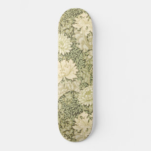 Chrysanthemum Blume Pattern (von William Morris) Skateboard
