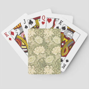 Chrysanthemum Blume Pattern (von William Morris) Spielkarten