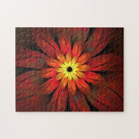 Chrysanthemum-Blume Puzzle (Horizontal)