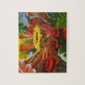 Chrysanthemum-Blume Puzzle (Vertikal)