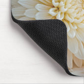 Chrysanthemum Blume und Kerzen Mousepad (Ecke)