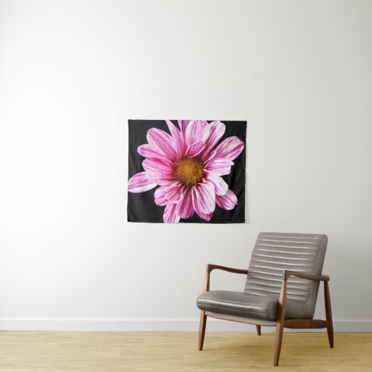 Chrysanthemum Blume wtcnm Wandteppich (Beispiel (Horizontal))