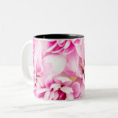 Chrysanthemum-Blume Zweifarbige Tasse (Vorderseite Links)