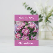 Chrysanthemum Bouquet Post Card Postkarte (Stehend Vorderseite)