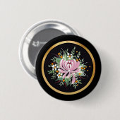 Chrysanthemum Button (Vorne & Hinten)