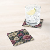 Chrysanthemum Coaster Rechteckiger Pappuntersetzer (Vor Ort)