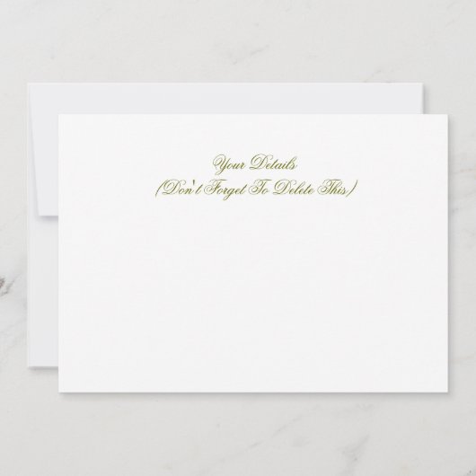 CHRYSANTHEMUM EINLADUNG (Rückseite)