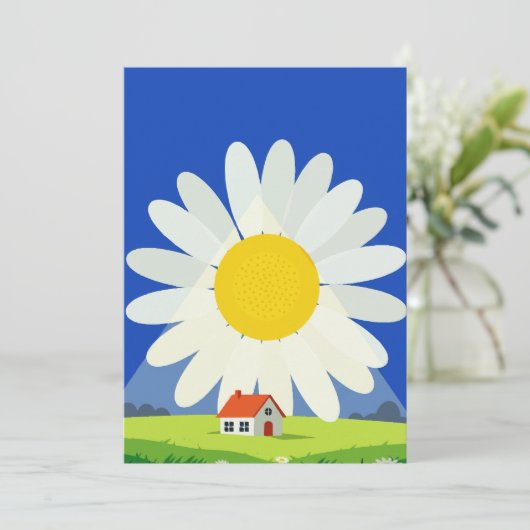 Chrysanthemum Einladung (Stehend Vorderseite)