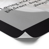 Chrysanthemum Floral Feier des Lebens Foto Poster (Ecke)