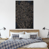 Chrysanthemum Garden Blume Art Leinwanddruck (Insitu (Schlafzimmer))