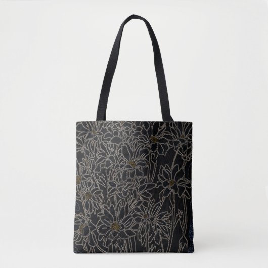 Chrysanthemum Garden Blume Art Tasche (Vorderseite)