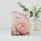 Chrysanthemum - Glücklicher Muttertag individuell  Postkarte (Stehend Vorderseite)
