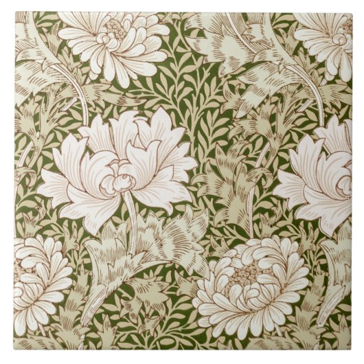 Chrysanthemum Gold, William Morris Fliese (Vorderseite)